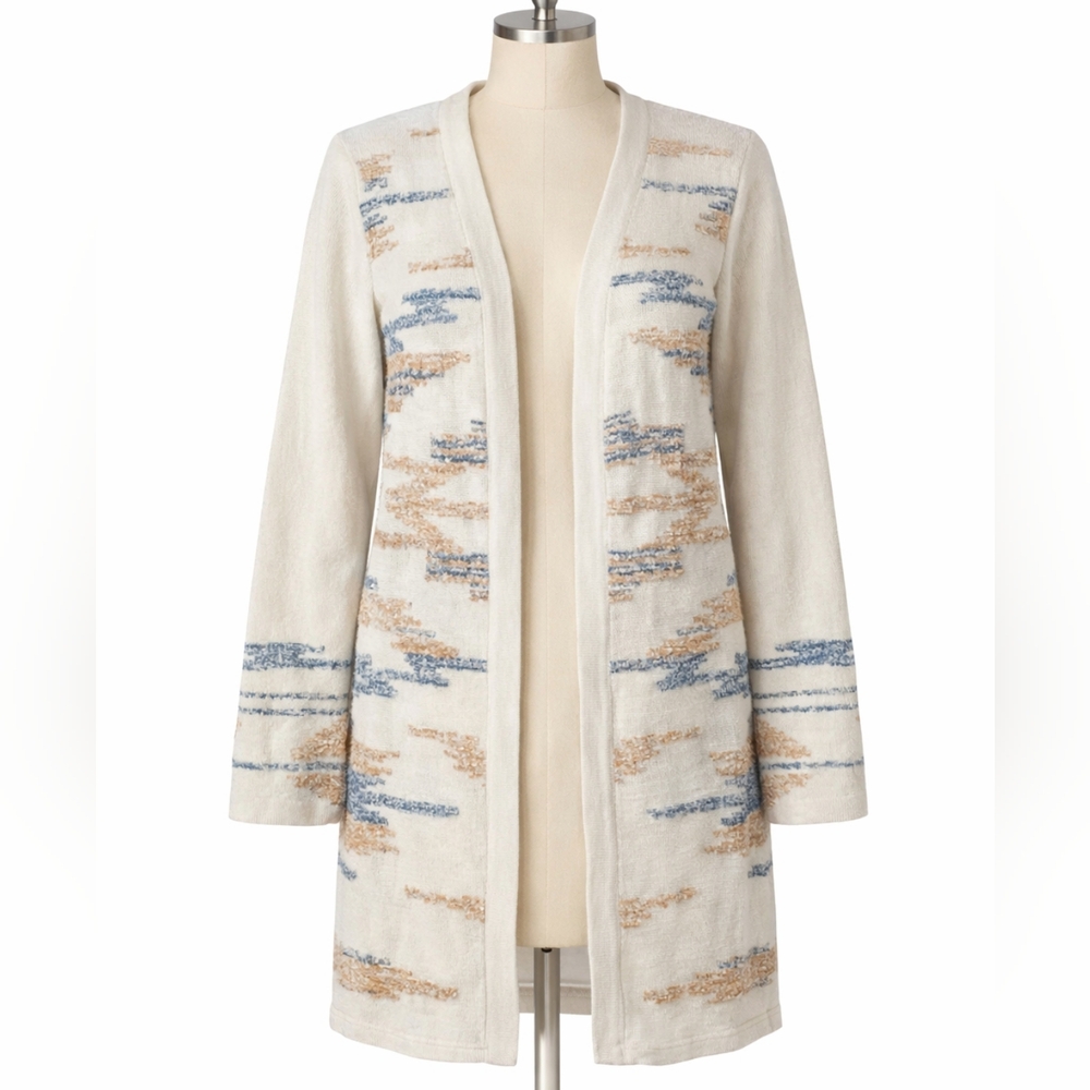 NATURAL REFLECTIONS LONG‎ OPEN CARDIGAN